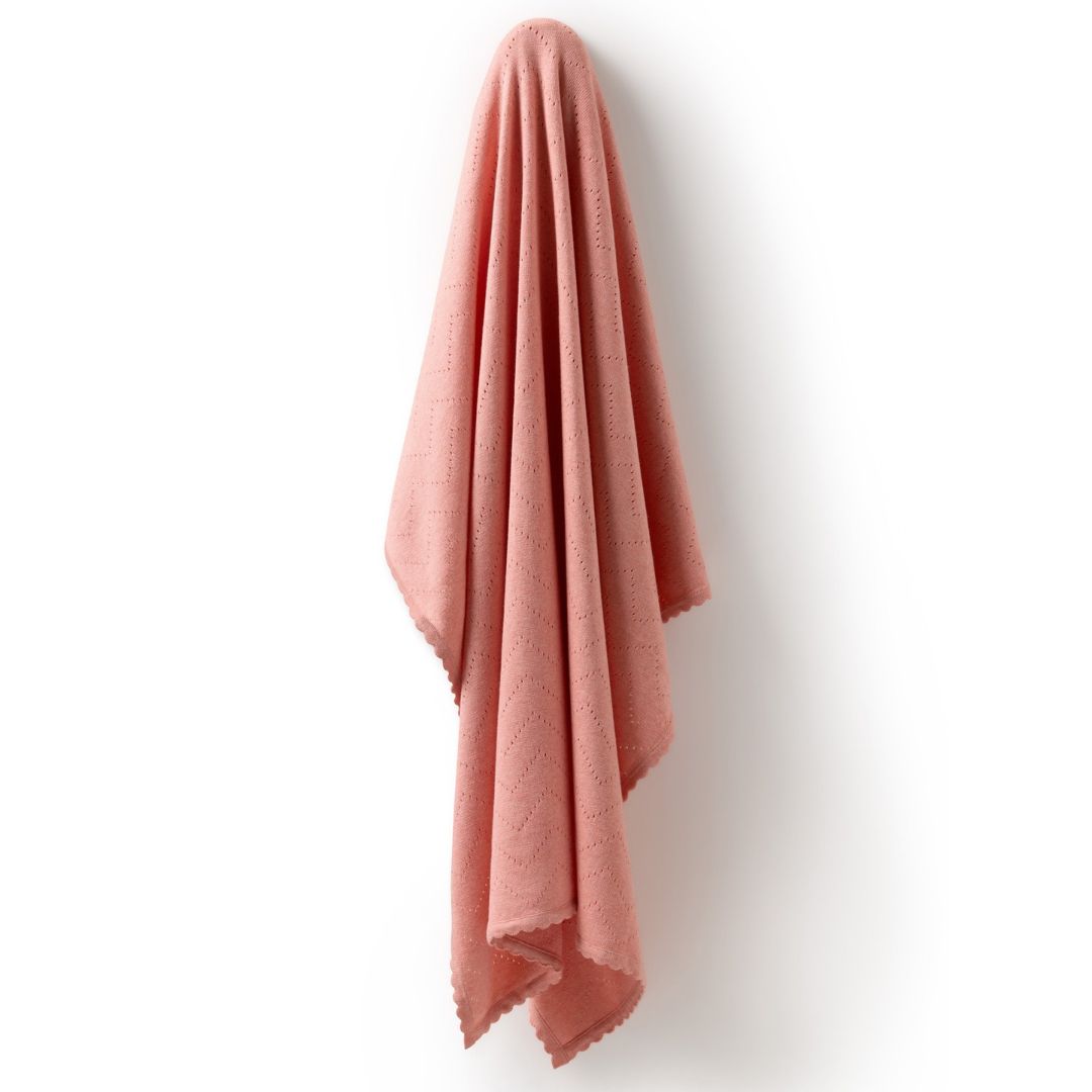 Wilson & Frenchy Organic Cotton Knitted Blanket