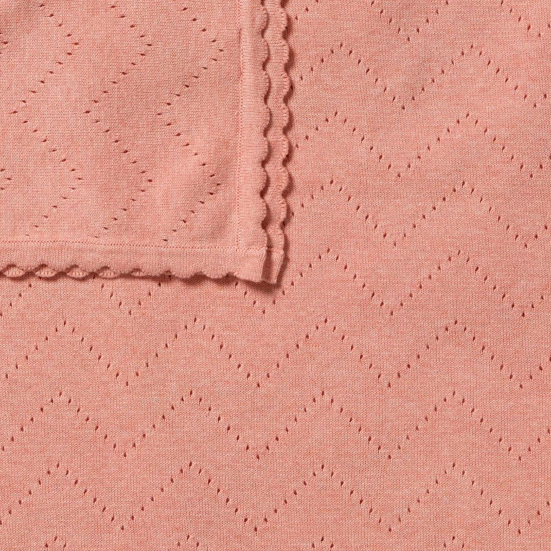 Wilson & Frenchy Organic Cotton Knitted Blanket