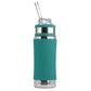 Pura Kiki Stainless Steel Kiddo Straw Bottle With Silicone Collar 325ml - Mint