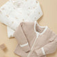 Purebaby 2 Pack Zip Growsuit - Vanilla Wattle Bee