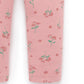 Purebaby Thick Rib Leggings - Blush Woodland Flower