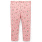 Purebaby Thick Rib Leggings - Blush Woodland Flower