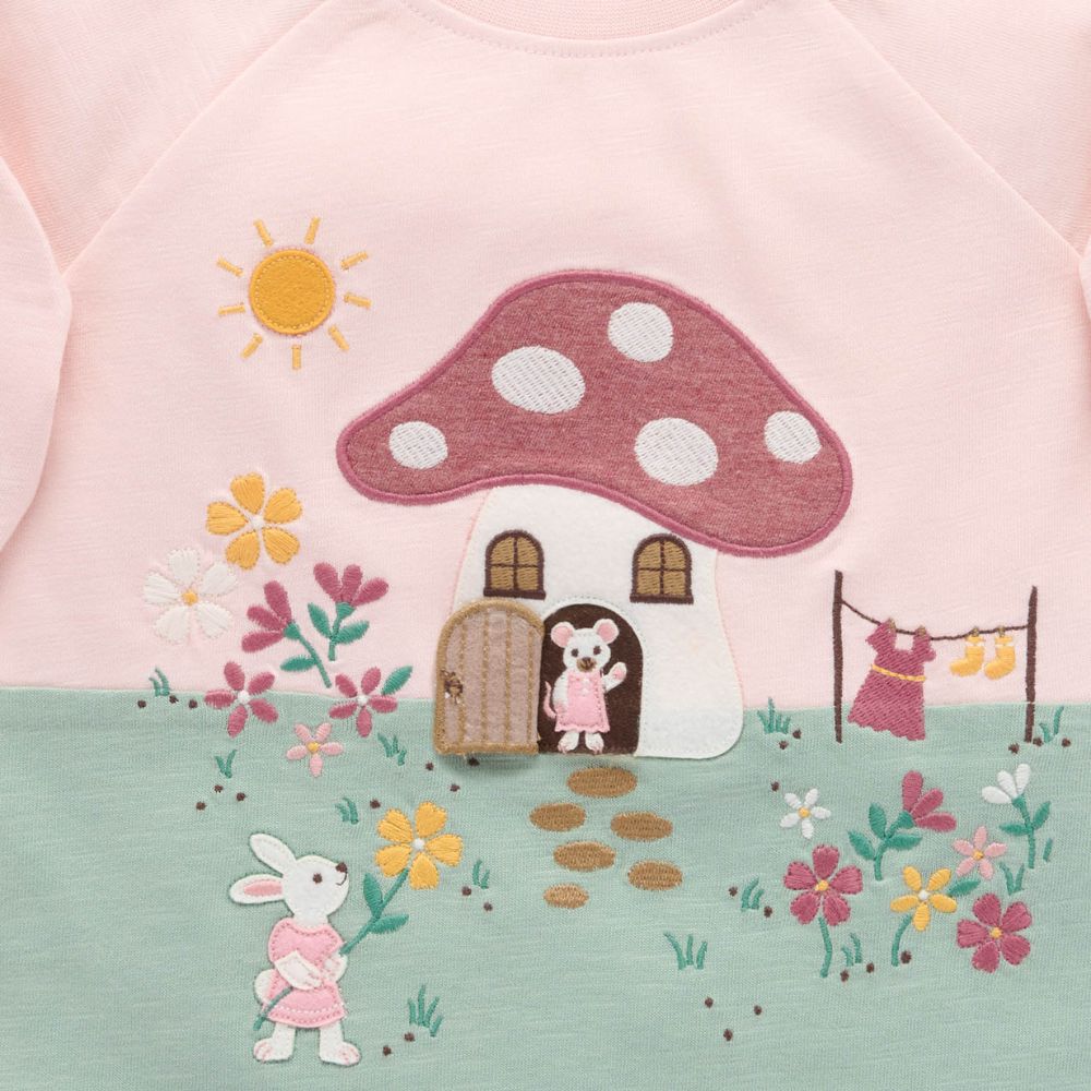 Purebaby Toadstool House Tee