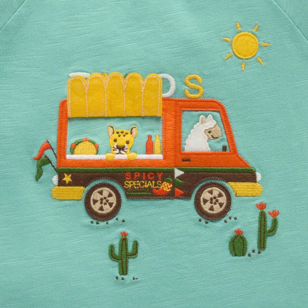 Purebaby Relaxed Tee - Taco Truck