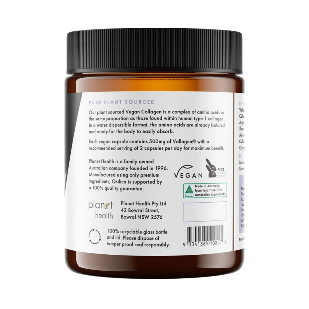 Qsilica Vegan Collagen (60 Capsules)