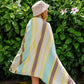 Sand Cloud Organic Cotton Beach Towel - Regency Stripe - Herringbone Weave (93cm x 170cm)