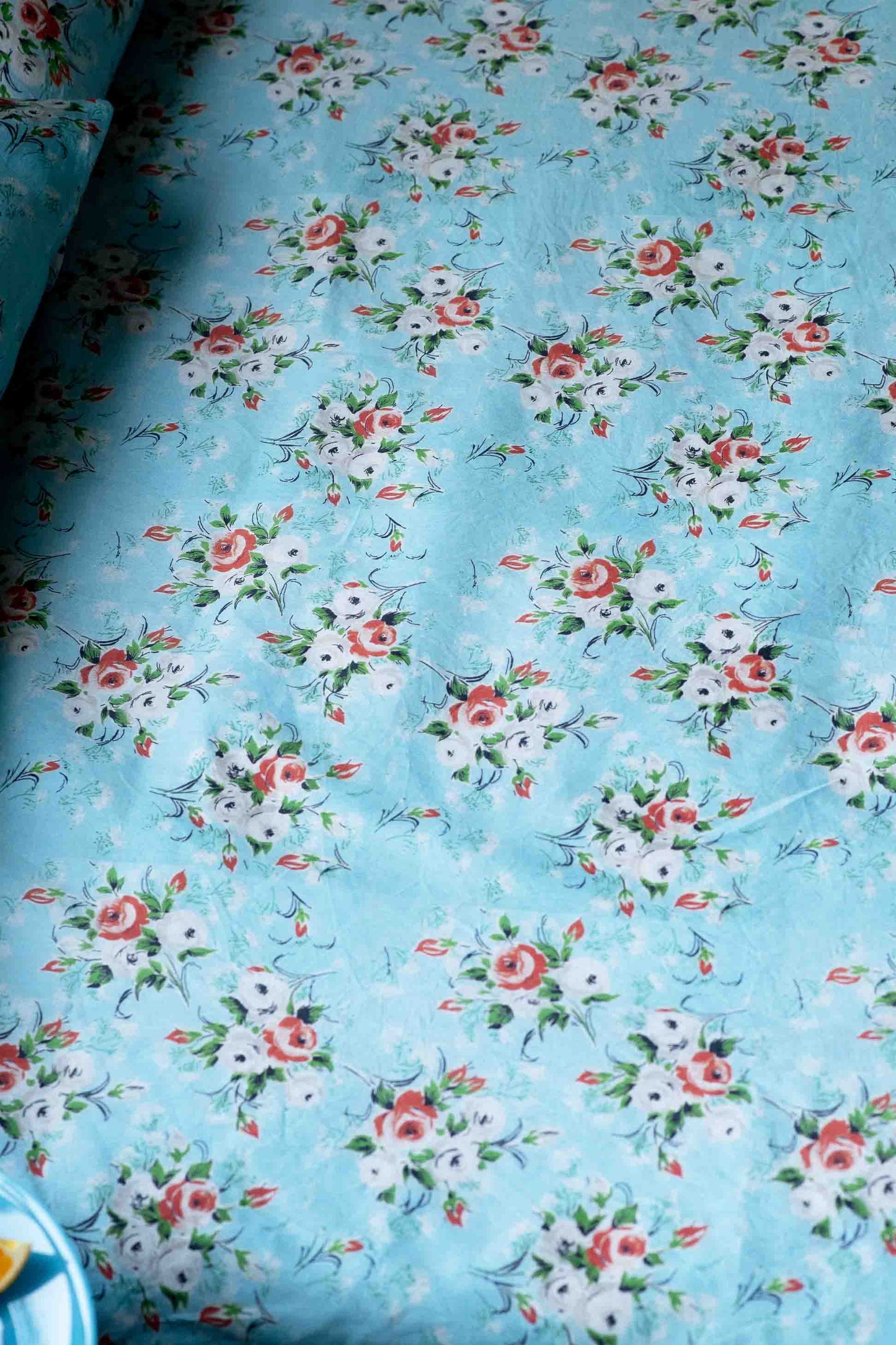 Lazybones Organic Cotton Sheet Set - Rosebank