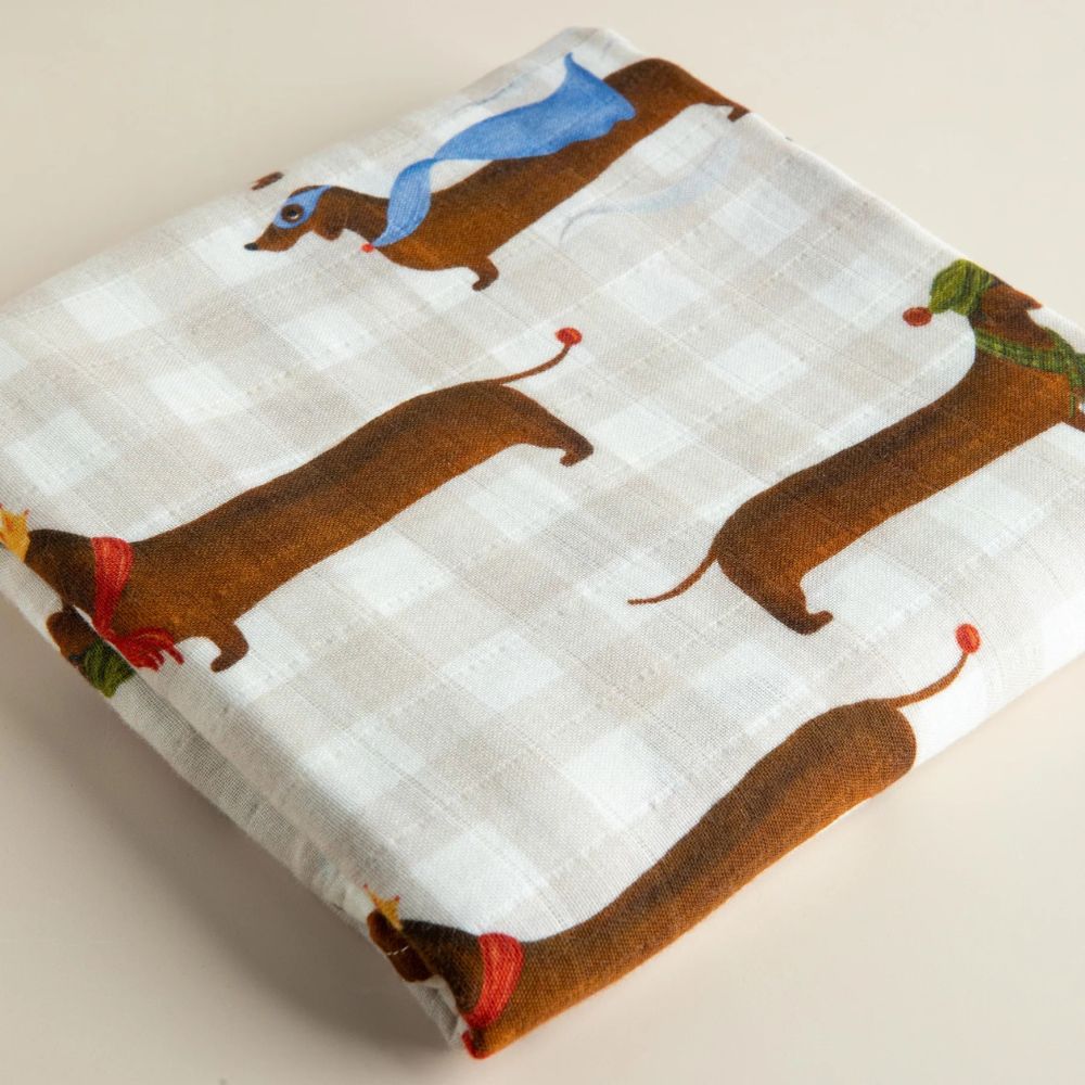 Snug as a Bub & Co. Organic Swaddle - Silly Sausage