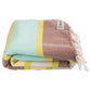 Sand Cloud Organic Cotton Beach Towel - Regency Stripe - Herringbone Weave (93cm x 170cm)