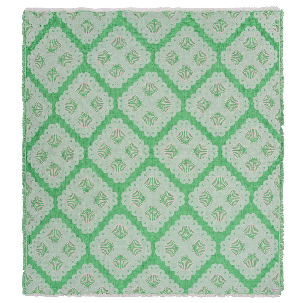 Sand Cloud Organic Cotton Party Blanket - Scallop Shell (228cm x 228cm)
