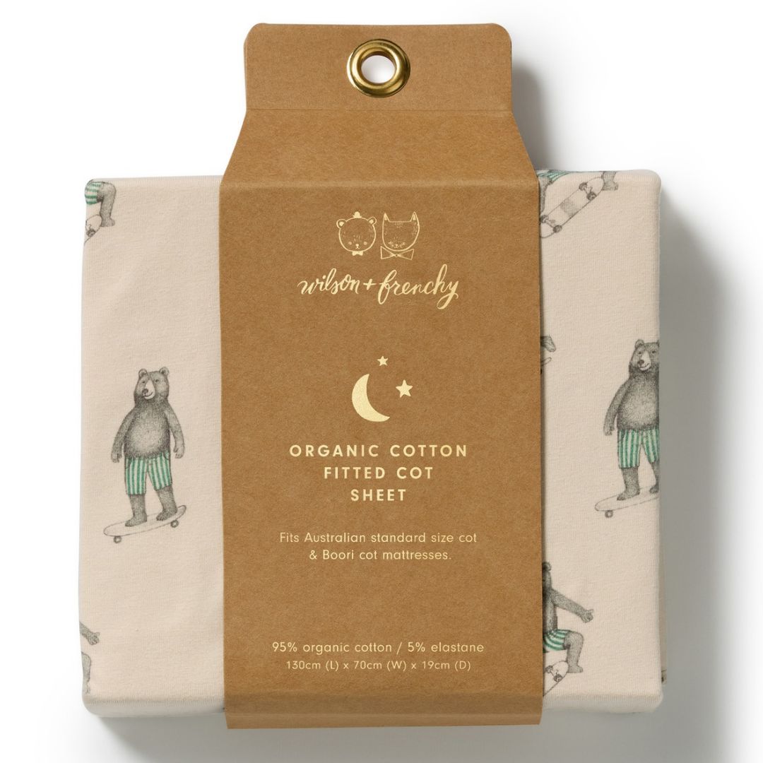 Wilson & Frenchy Organic Cotton Cot Sheet