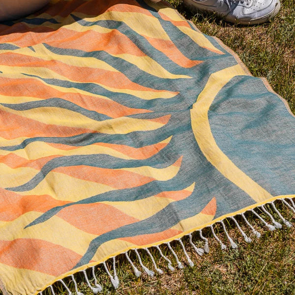 Sand Cloud Organic Cotton Beach Towel - Surya (93cm x 170cm)