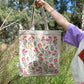 Earth Greetings Organic Tote Bag With Pocket - Everlasting Love
