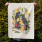 Earth Greetings Organic Cotton Tea Towel - Cockatoos & Banksia