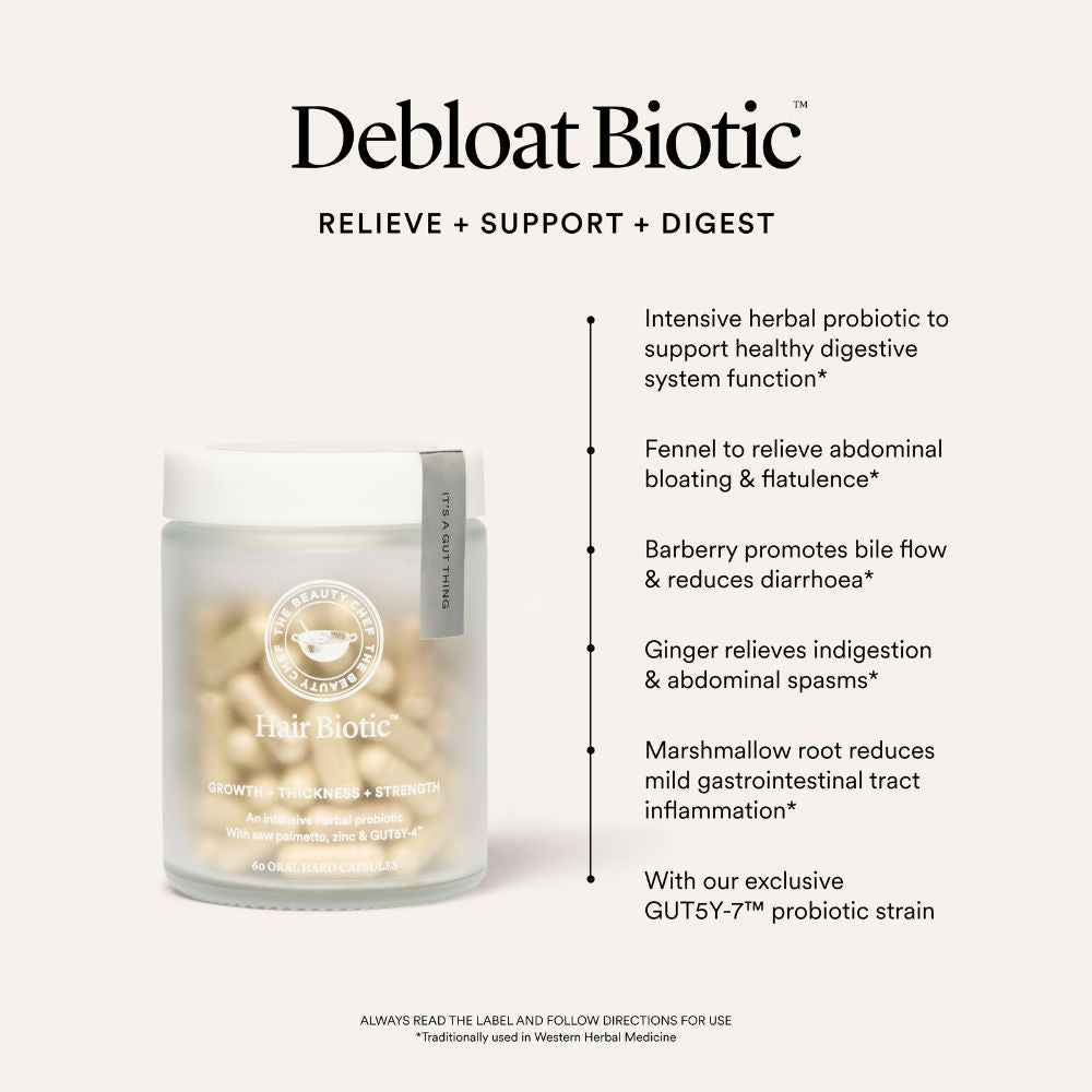 The Beauty Chef Debloat Biotic 60 Capsules - Relieve + Support + Digest