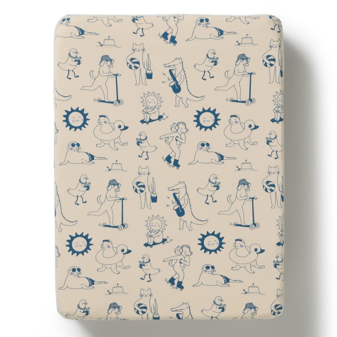 Wilson & Frenchy Organic Cotton Bassinet Sheet