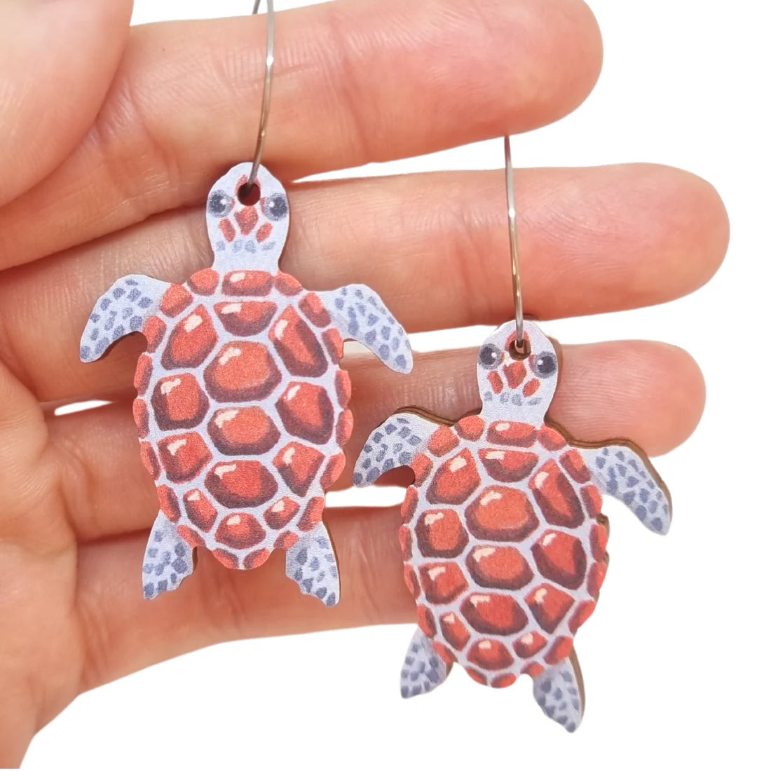 Pixie Nut & Co. Turtle Hoop Earrings