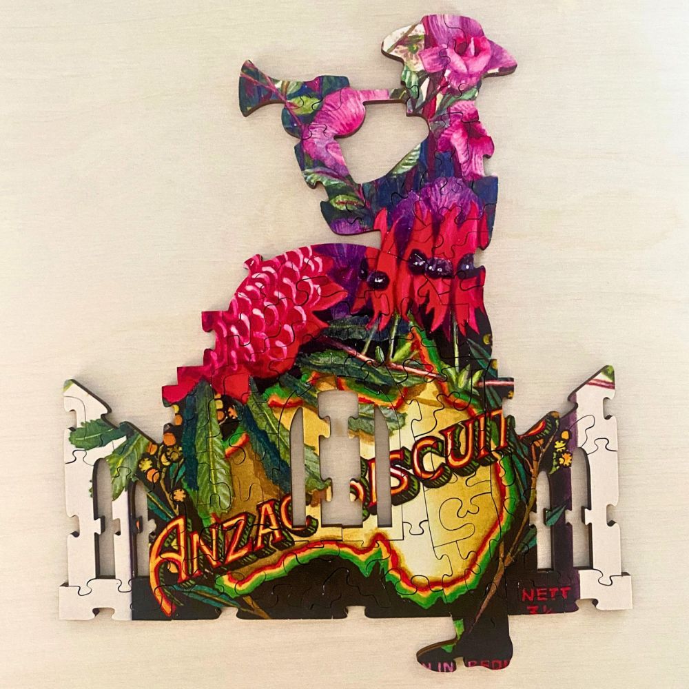 Twigg Puzzle Wooden Jigsaw Puzzle 245 Piece - Anzac Biscuits