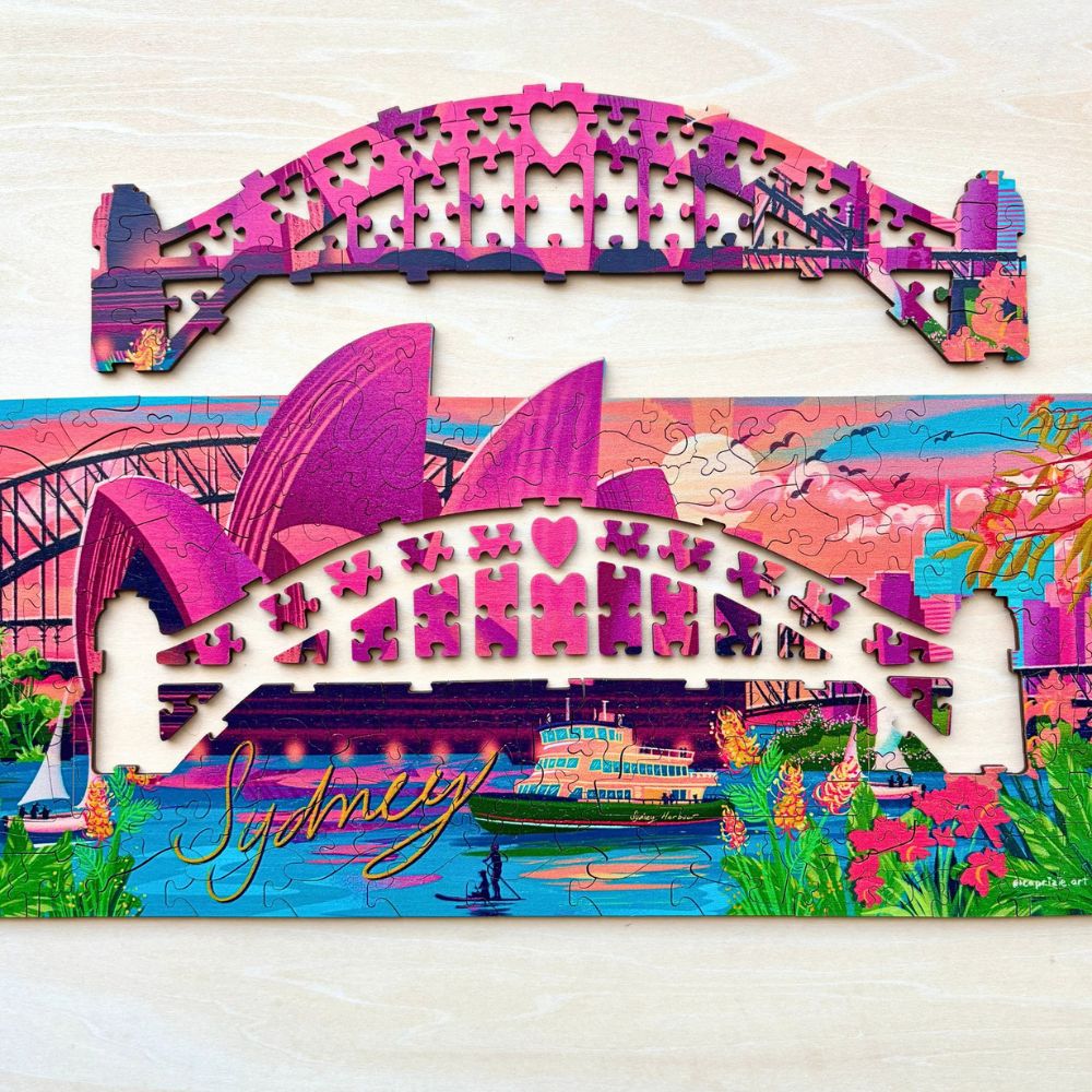 Twigg Puzzle Wooden Jigsaw 230 Pieces - Stunning Sydney