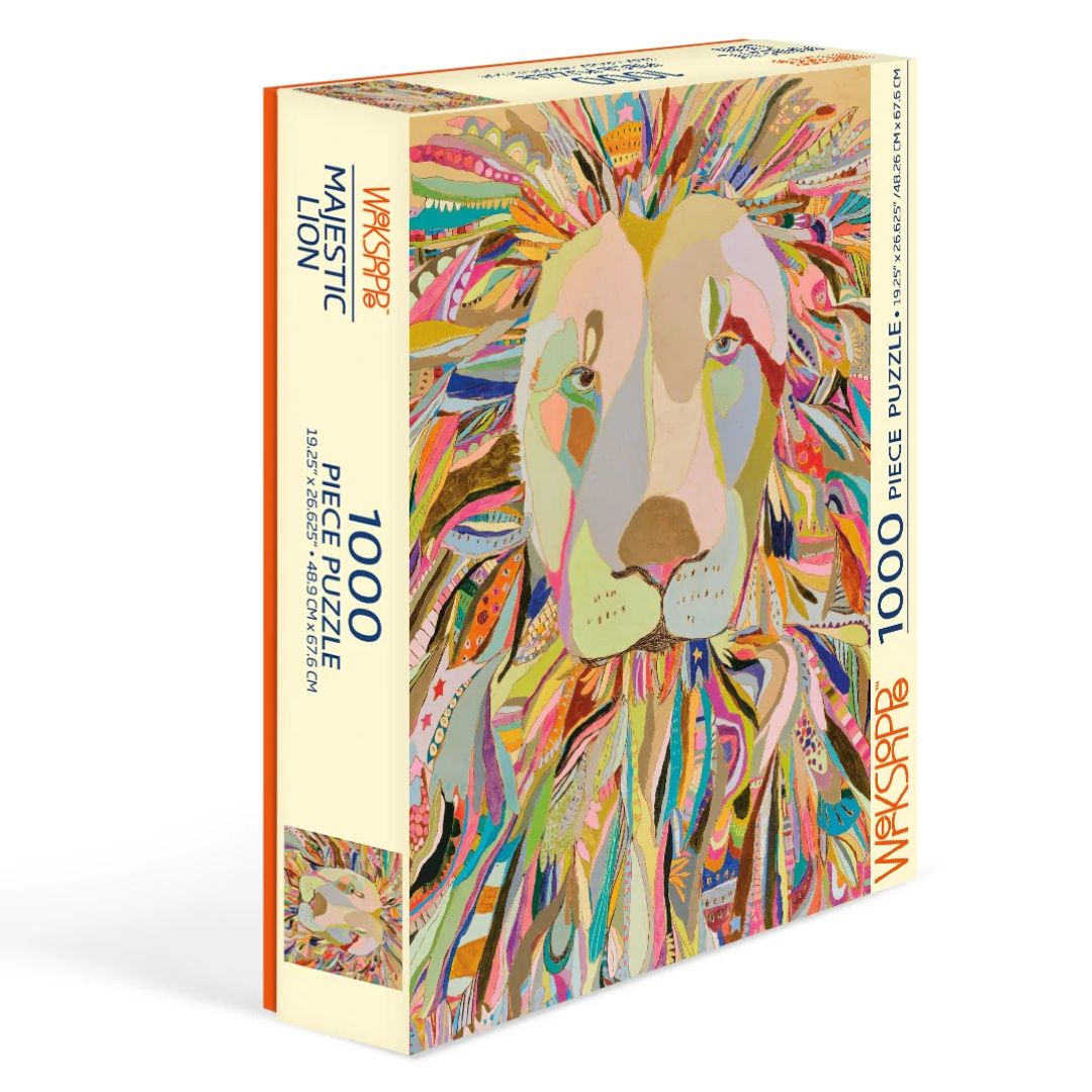 WerkShoppe Jigsaw Puzzle 1000 Piece - Majestic Lion