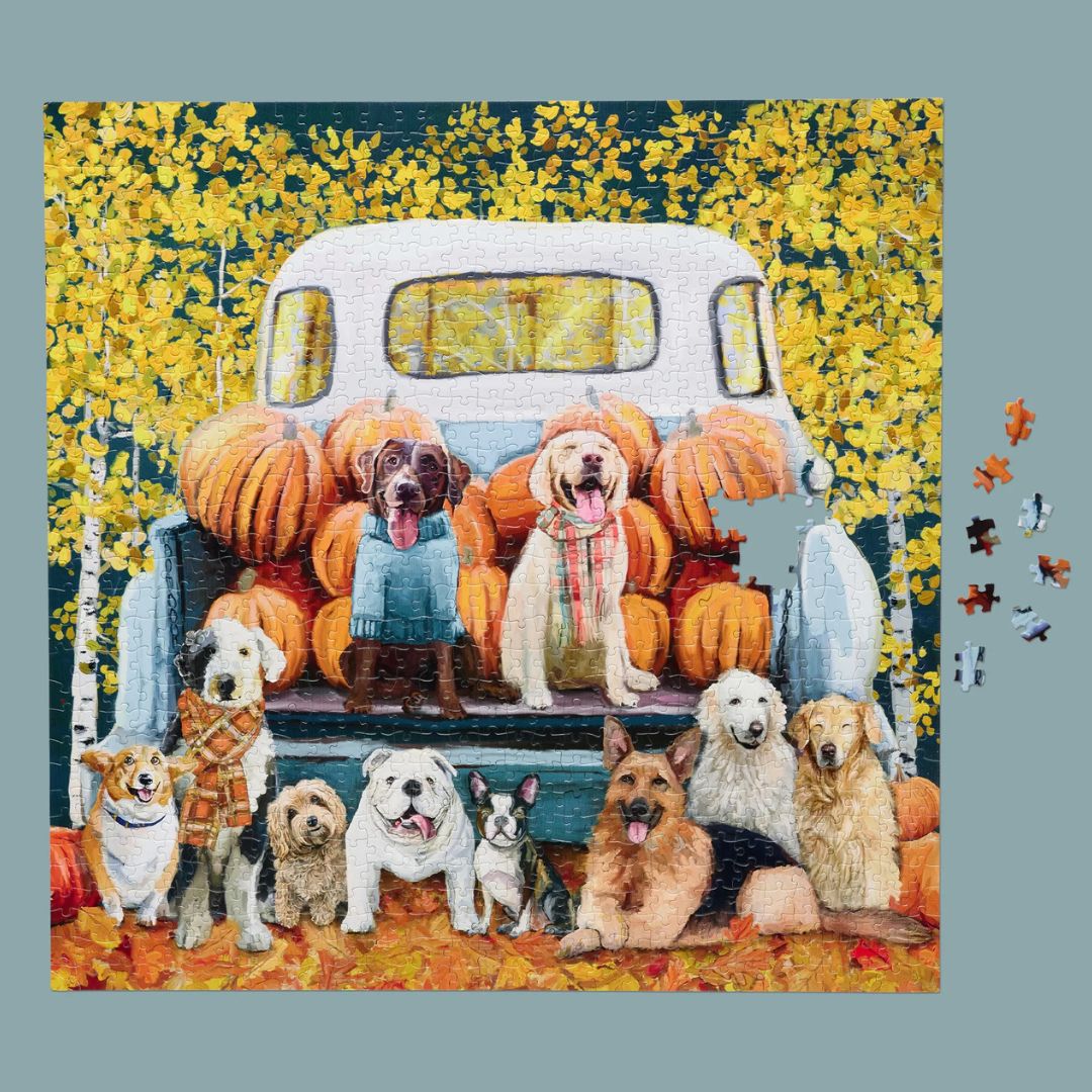 WerkShoppe Jigsaw Puzzle 1000 Piece - Pumpkin Pals