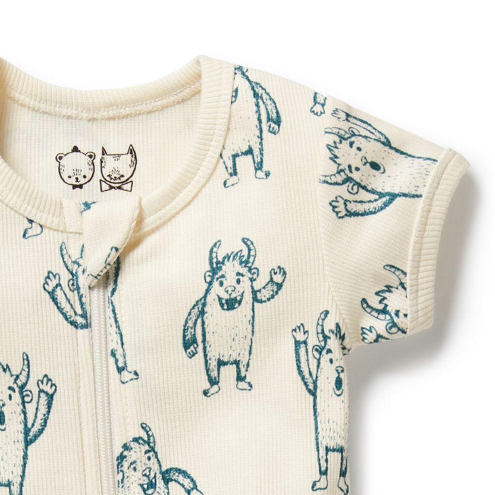 Wilson & Frenchy Organic Boyleg Zipsuit - Yeti