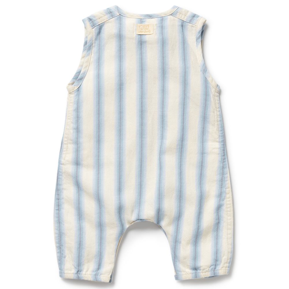 Wilson & Frenchy Organic Growsuit - Deep Blue Stripe