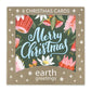Earth Greetings Square Boxed Christmas Cards 8pk - Christmas Garland