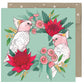 Earth Greetings Australian Christmas Card Pack - Pink Cockatoo Wreath (Box of 8)