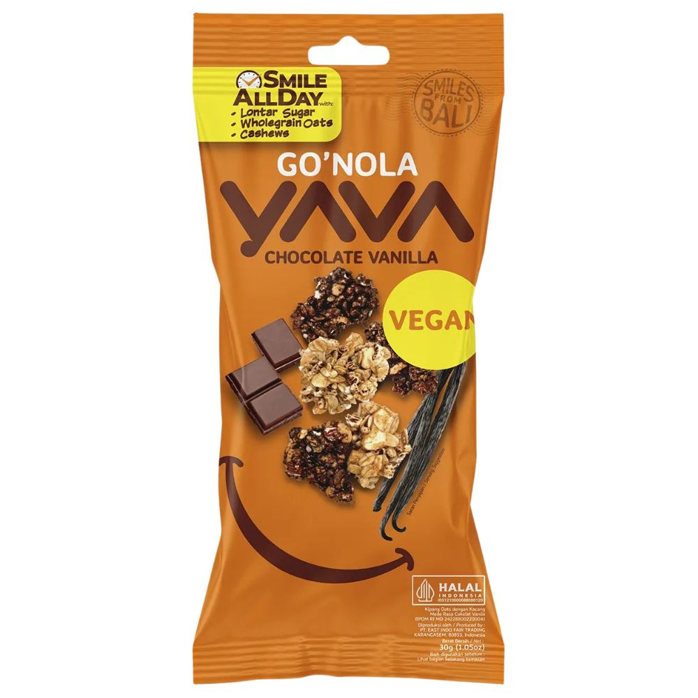 Yava Go'Nola Chocolate Vanilla Granola Bites 30g