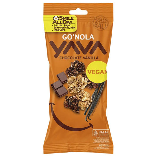 Yava Go'Nola Chocolate Vanilla Granola Bites 30g