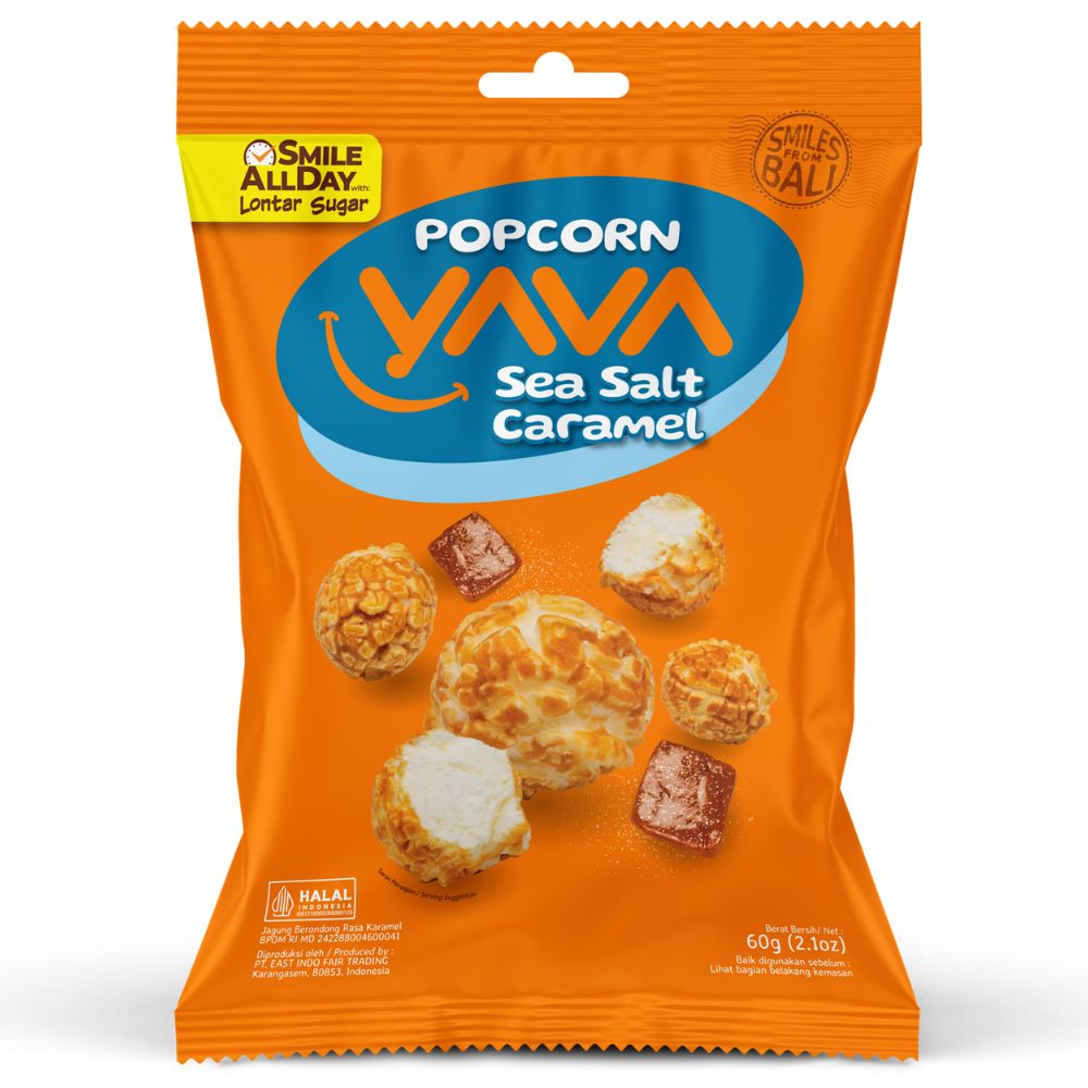 Yava Popcorn Sea Salt Caramel 60g