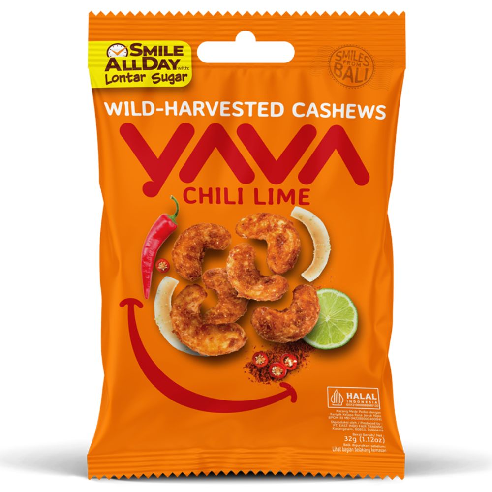 Yava Wild-Harvested Cashews Chili Lime 35g