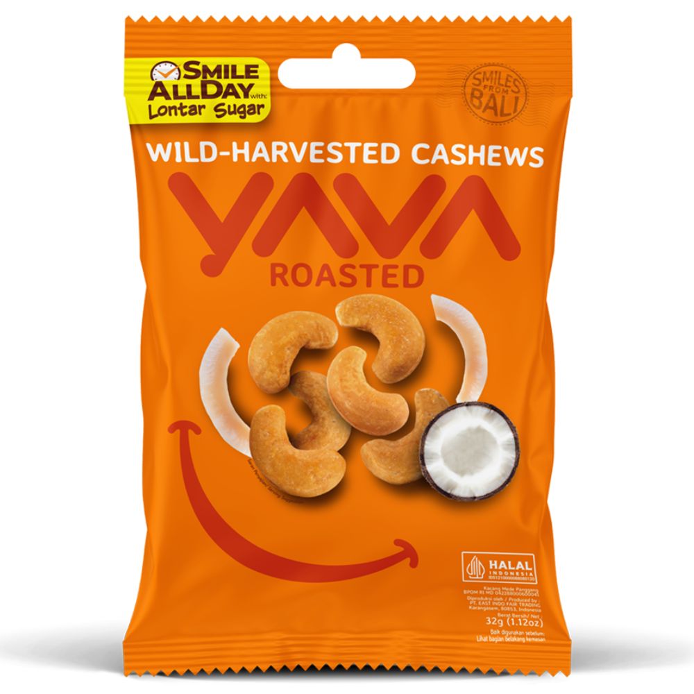 Yava Wild-Harvested Cashews Roasted 35g