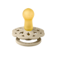 Bibs Round Boheme Natural Dummy Pacifier - Vanilla/Peach