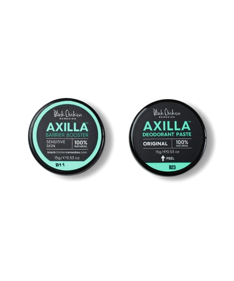 Black Chicken Remedies Deodorant Paste Axilla - Original/Sensitive Mini Trial 2pk