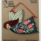 Little Rowan Redhead Wooden Christmas Ornament - Bottle Brush