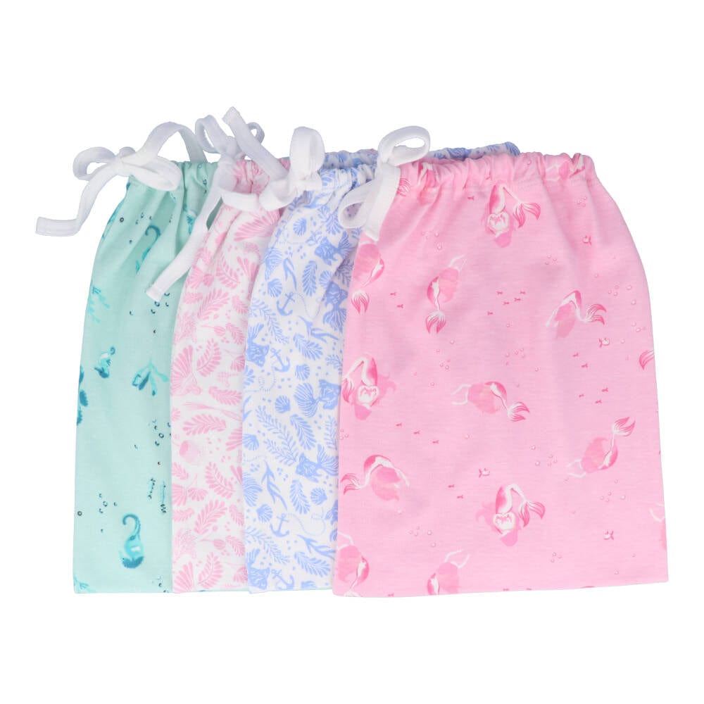 Children's Organic Cotton Short Pyjama Set - Seahorses Teal