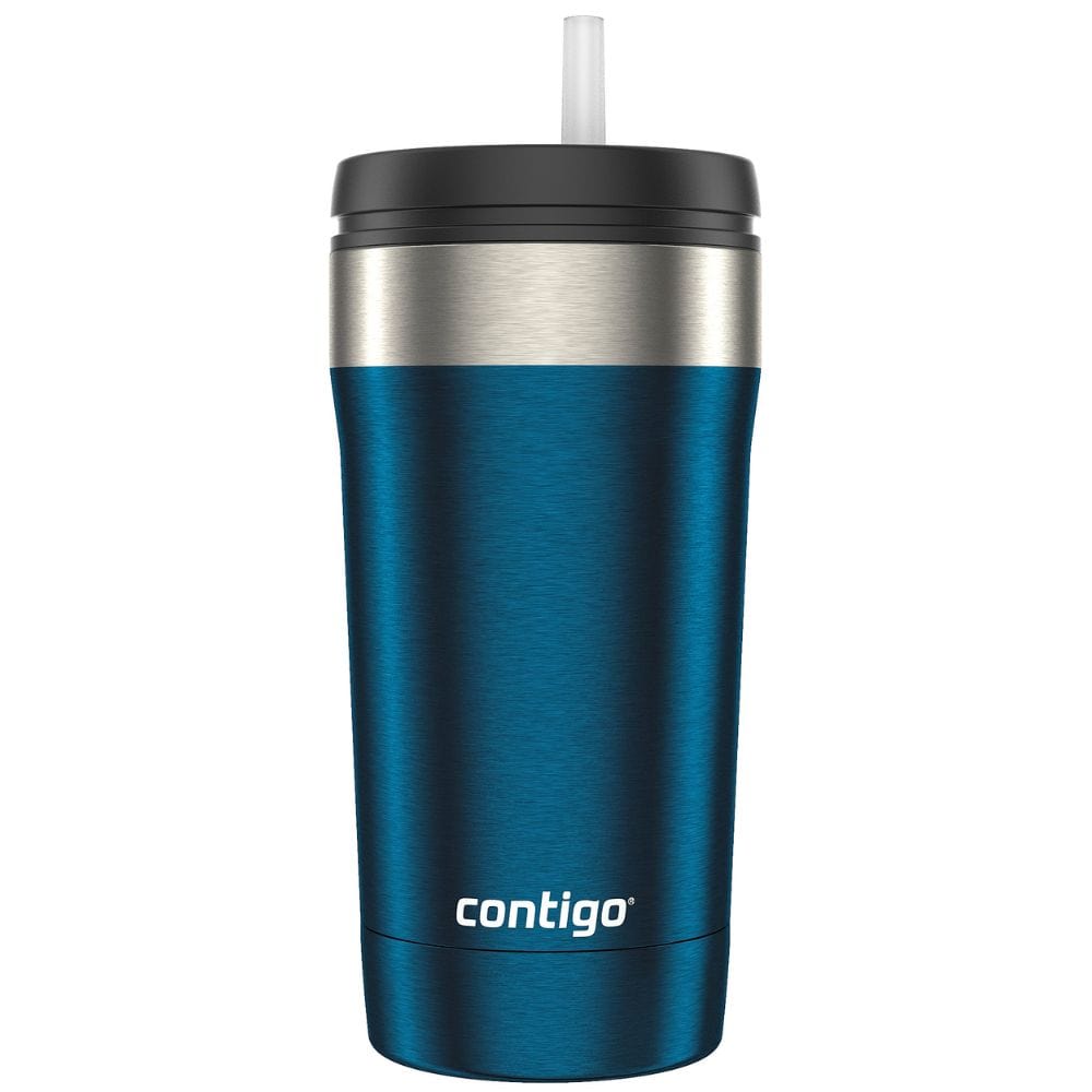 Contigo Uptown Dual Sip Stainless Steel Tumbler 473ml Blueberry