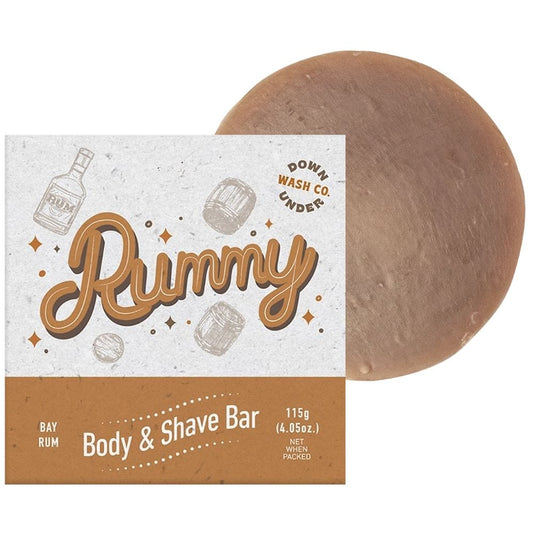 Downunder Wash Co Rummy Body & Shave Soap Bar 115g