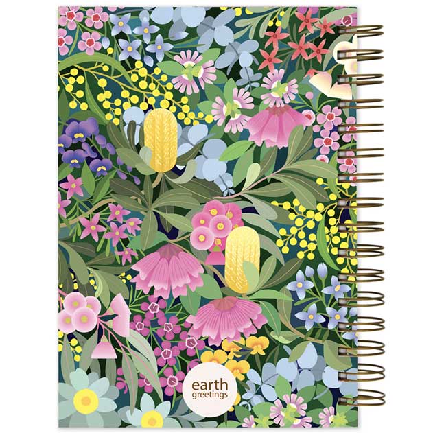 Earth Greetings A5 Journal Lined - Where Flowers Bloom