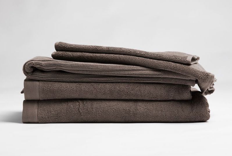 Organic Cotton Mocha Bathroom Towelling