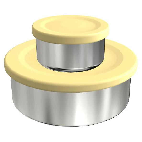 EcoCocoon Stainless Steel Leak-Proof Snack Pots - Set of 2