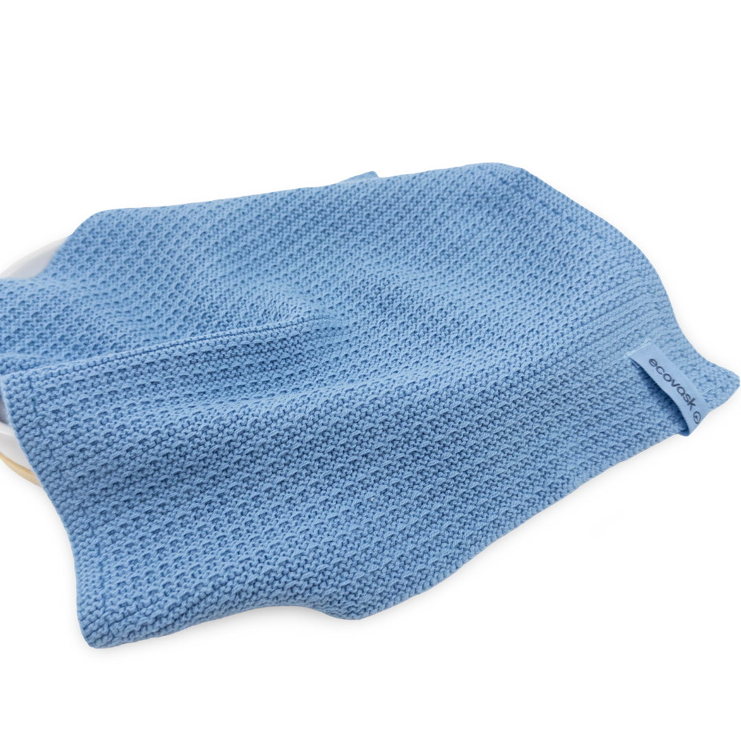 Ecovask Face Cloth 2pk Organic Cotton