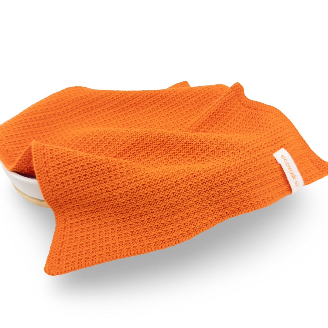 Ecovask Face Cloth 2pk Organic Cotton