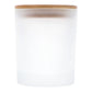 Frosted Glass Jar with Bamboo Lid - 250ml