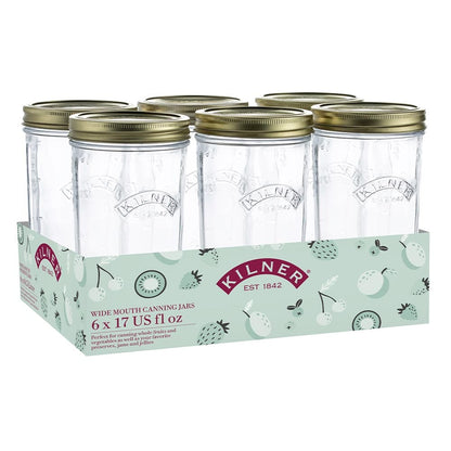 Kilner Wide Mouth Preserve Jar - 500ml