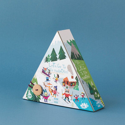 Londji Reversible 36 Piece Puzzle Let's Go To The Mountain