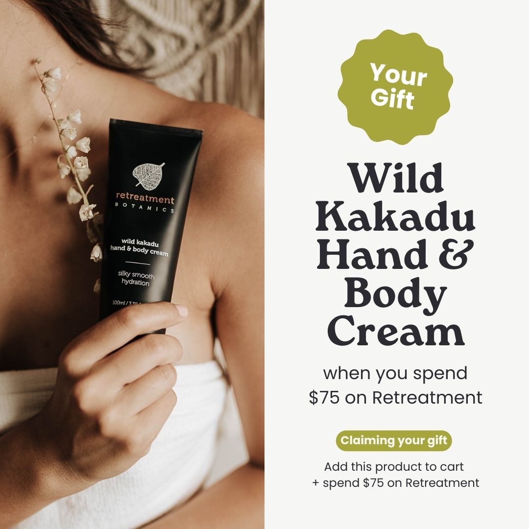 GIFT Retreatment Botanics Wild Kakadu Hand & Body Cream when you spend $75 on Retreatment (add this product to cart)