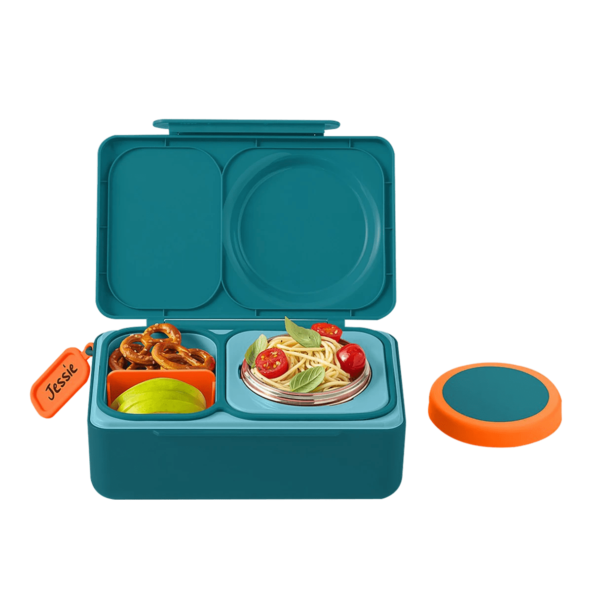 Omie OmieBoxUP Hot & Cold Bento Box Teal Green